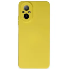 Realme 12 Lite Kılıf Nano içi Kadife Silikon - Sarı