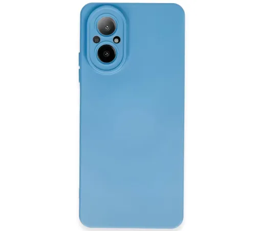 Realme 12 Lite Kılıf Nano içi Kadife Silikon - Mavi