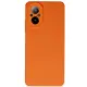 Realme 12 Lite Kılıf Nano içi Kadife Silikon - Turuncu