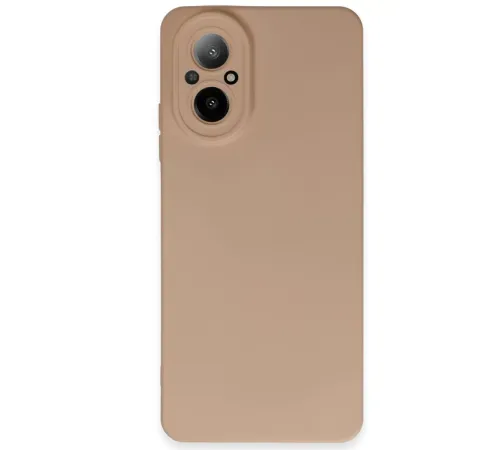 Realme 12 Lite Kılıf Nano içi Kadife Silikon - Pudra