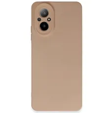 Realme 12 Lite Kılıf Nano içi Kadife Silikon - Pudra