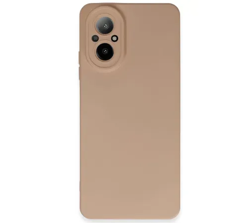 Realme 12 Lite Kılıf Nano içi Kadife Silikon - Pudra