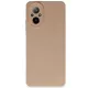 Realme 12 Lite Kılıf Nano içi Kadife Silikon - Pudra