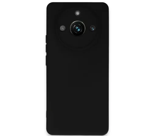 Realme 11 Pro Kılıf Nano içi Kadife Silikon - Siyah