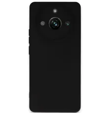Realme 11 Pro Kılıf Nano içi Kadife Silikon - Siyah