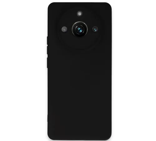 Realme 11 Pro Kılıf Nano içi Kadife Silikon - Siyah