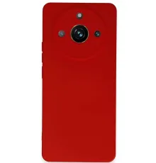 Realme 11 Pro Kılıf Nano içi Kadife Silikon - Kırmızı