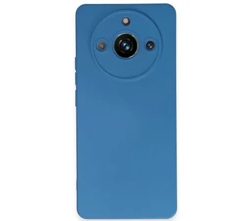 Realme 11 Pro Kılıf Nano içi Kadife Silikon - Mavi