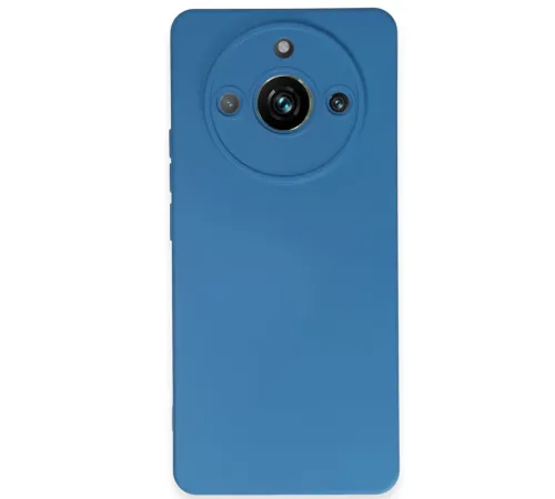 Realme 11 Pro Kılıf Nano içi Kadife Silikon - Mavi