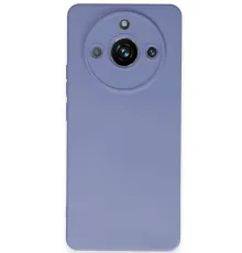 Realme 11 Pro Kılıf Nano içi Kadife Silikon - Lila