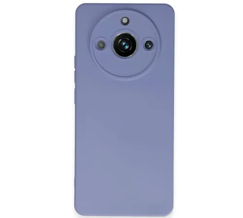 Realme 11 Pro Kılıf Nano içi Kadife Silikon - Lila