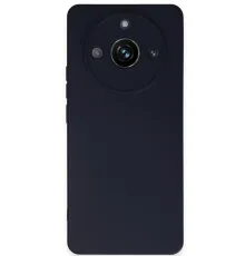 Realme 11 Pro Kılıf Nano içi Kadife Silikon - Lacivert