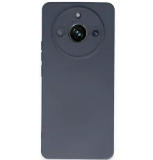 Realme 11 Pro Kılıf Nano içi Kadife Silikon - Gri