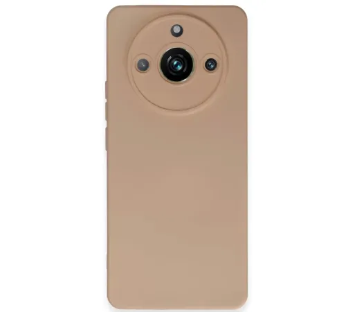 Realme 11 Pro Kılıf Nano içi Kadife Silikon - Pudra