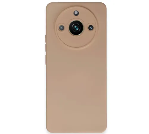 Realme 11 Pro Kılıf Nano içi Kadife Silikon - Pudra