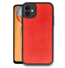 Apple iPhone 11 Kılıf Aras Deri Kapak - Kırmızı