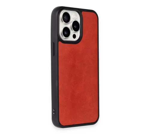 Apple iPhone 14 Pro Kılıf Aras Deri Kapak - Kırmızı
