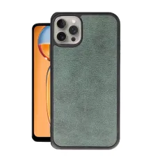 Apple iPhone 14 Pro Kılıf Aras Deri Kapak - Koyu Yeşil