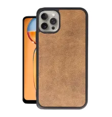 Apple iPhone 14 Pro Kılıf Aras Deri Kapak - Taba