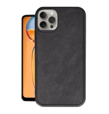 Apple iPhone 15 Pro Kılıf Aras Deri Kapak - Siyah