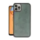 Apple iPhone 15 Pro Max Kılıf Aras Deri Kapak - Koyu Yeşil
