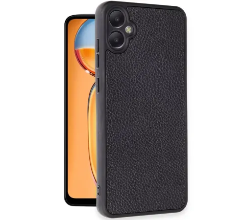 Samsung Galaxy A05 Kılıf Aras Deri Kapak - Siyah