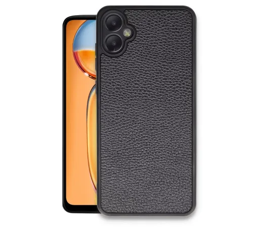 Samsung Galaxy A05 Kılıf Aras Deri Kapak - Siyah
