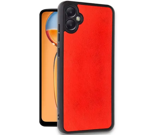 Samsung Galaxy A05 Kılıf Aras Deri Kapak - Kırmızı