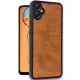 Samsung Galaxy A05 Kılıf Aras Deri Kapak - Taba