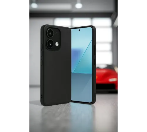 Xiaomi Redmi Note 13 4G Kılıf Aras Deri Kapak - Siyah
