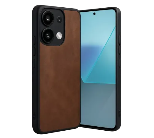 Xiaomi Redmi Note 13 4G Kılıf Aras Deri Kapak - Taba