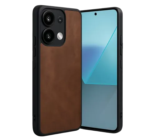 Xiaomi Redmi Note 13 4G Kılıf Aras Deri Kapak - Taba