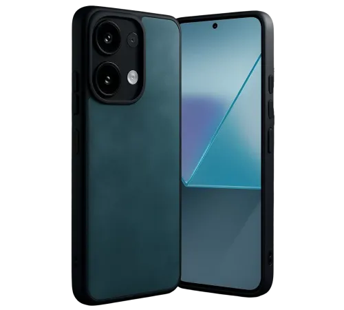 Xiaomi Redmi Note 13 Pro 4G Kılıf Aras Deri Kapak - Koyu Yeşil
