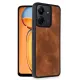 Xiaomi Redmi 13C Kılıf Aras Deri Kapak - Taba