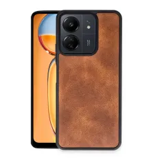 Xiaomi Redmi 13C Kılıf Aras Deri Kapak - Taba