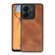 Xiaomi Redmi 13C Kılıf Aras Deri Kapak - Taba