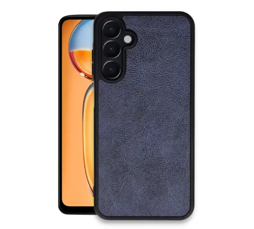 Samsung Galaxy M15 Kılıf Aras Deri Kapak - Lacivert