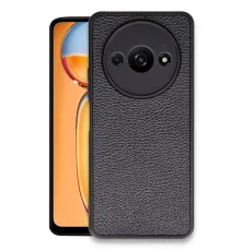 Xiaomi Redmi A3 4G Kılıf Aras Deri Kapak - Siyah