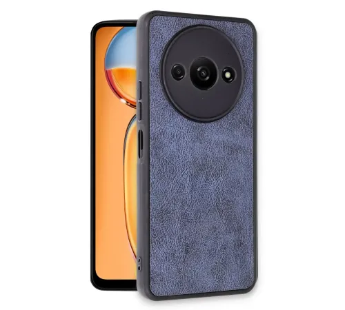 Xiaomi Redmi A3 4G Kılıf Aras Deri Kapak - Lacivert