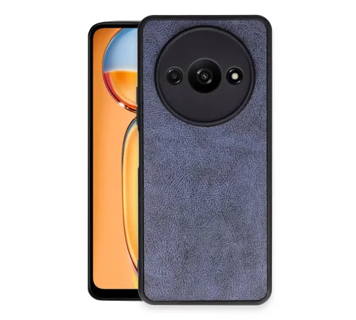 Xiaomi Redmi A3 4G Kılıf Aras Deri Kapak - Lacivert