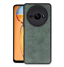 Xiaomi Redmi A3 4G Kılıf Aras Deri Kapak - Koyu Yeşil
