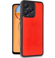 Realme Note 50 4G Kılıf Aras Deri Kapak - Kırmızı