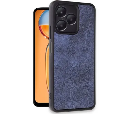 Realme Note 50 4G Kılıf Aras Deri Kapak - Lacivert