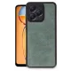 Realme Note 50 4G Kılıf Aras Deri Kapak - Koyu Yeşil