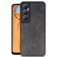 Realme C65 Kılıf Aras Deri Kapak - Siyah