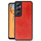 Realme C65 Kılıf Aras Deri Kapak - Kırmızı