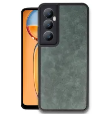 Realme C65 Kılıf Aras Deri Kapak - Koyu Yeşil