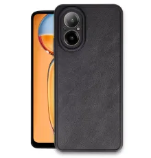 Realme 12 Lite Kılıf Aras Deri Kapak - Siyah