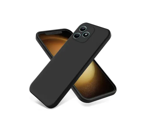Realme Note 50 4G Kılıf First Silikon - Siyah