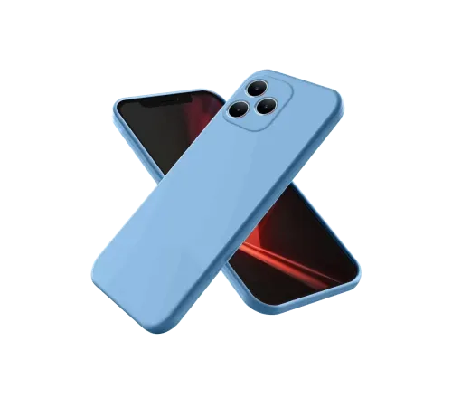 Realme Note 50 4G Kılıf First Silikon - Mavi